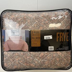 Frye $375 Full/Queen Veronica 3PC Comforter Set